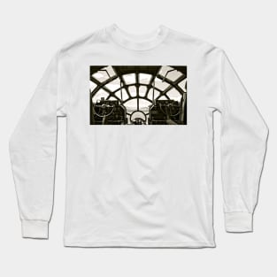 Cockpit of B-29 Bomber Long Sleeve T-Shirt